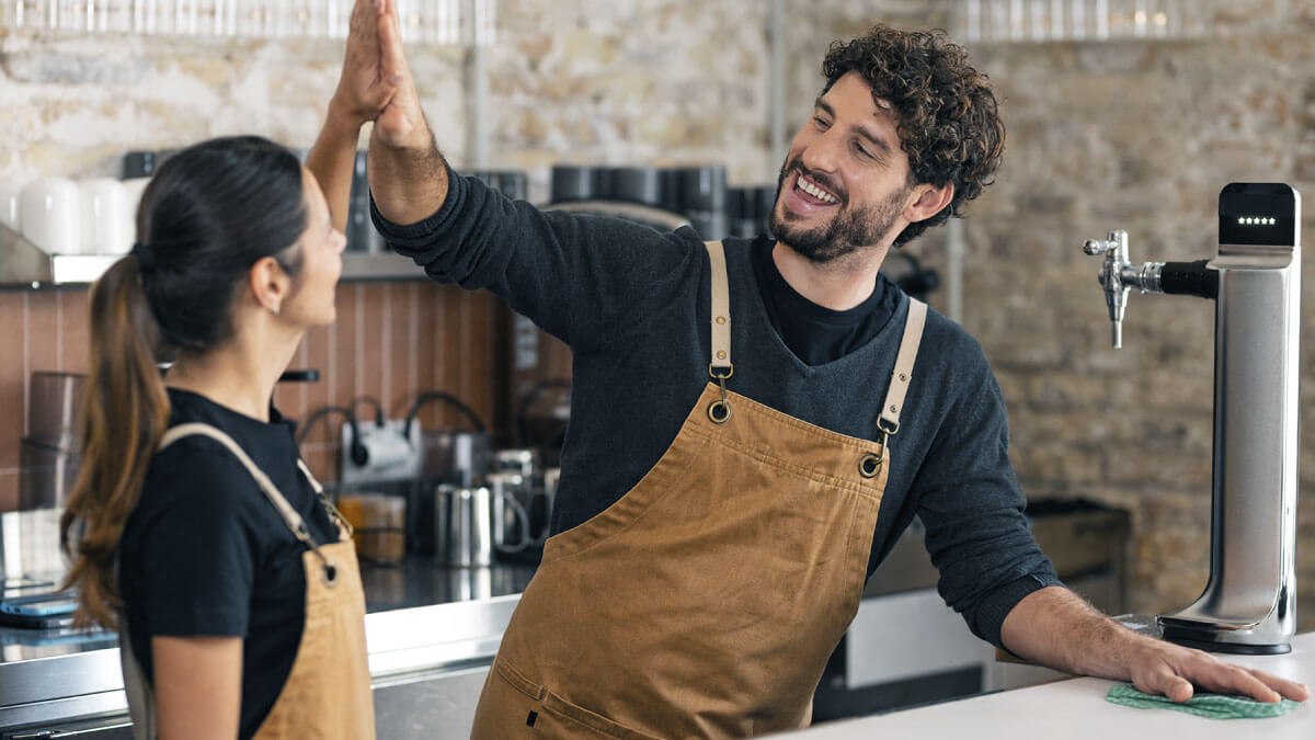 Protocolo para meseros en un restaurante