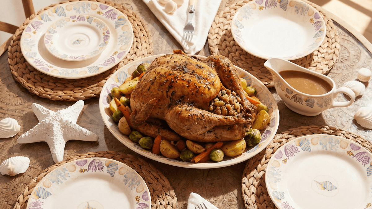 Receta para preparar un pavo relleno navideño